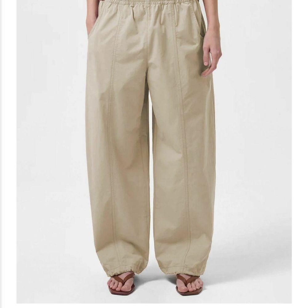 AGOLDE Dakota Track Utility Cargo Pants in Beige ~ Orig. retail $375~ Size-Small